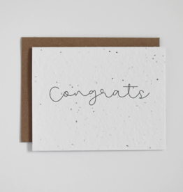 The Good Card Plantable Card-Congrats