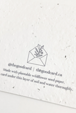 The Good Card Plantable Card-Floral 1
