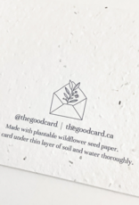 The Good Card Plantable Card-Floral 2