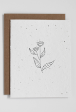 The Good Card Plantable Card-Floral 2