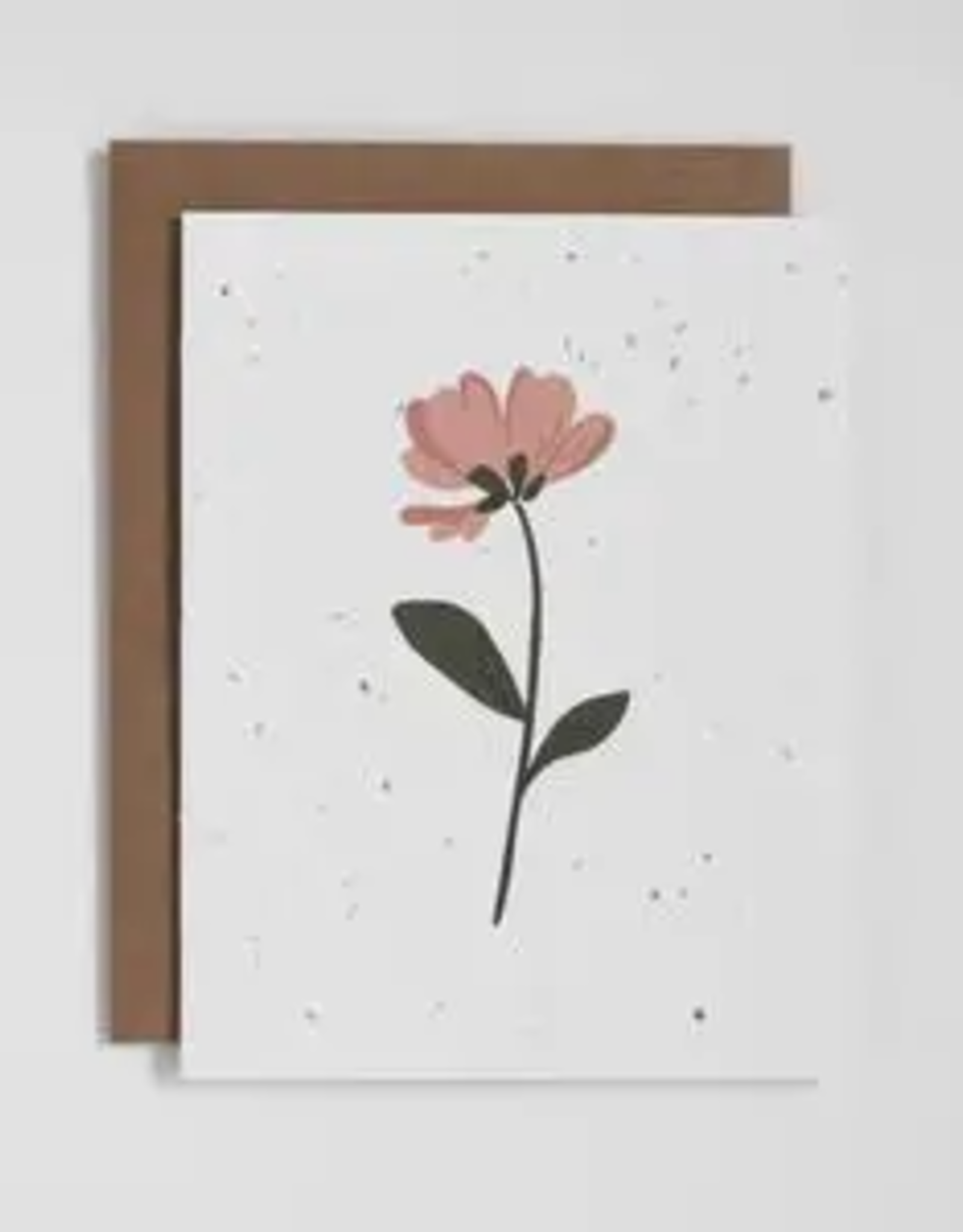 The Good Card Plantable Card-Pink Flower