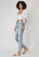 KanCan Sylvie Stone Wash HR Jeans