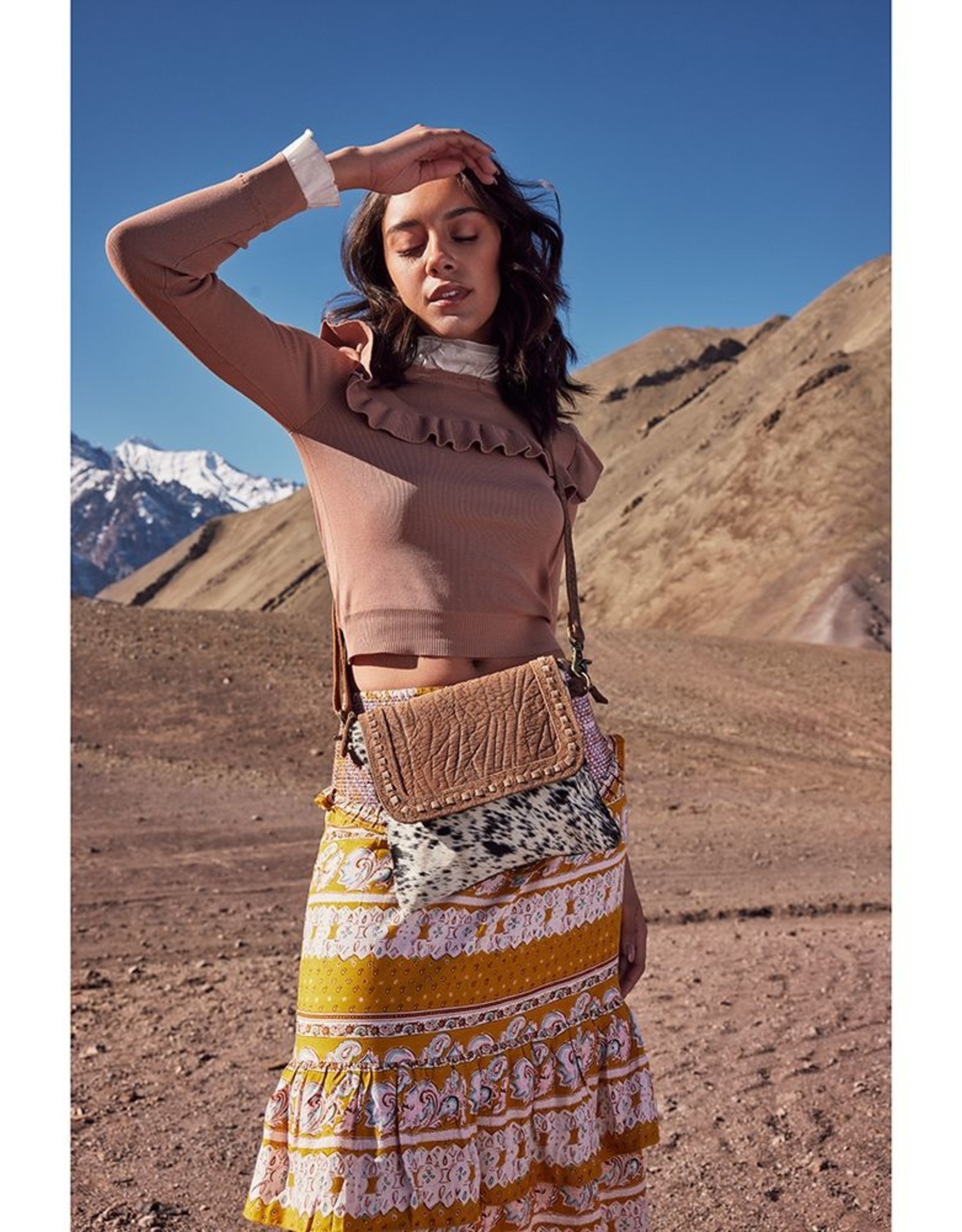 Myra Bag Manchester Canvas & Hairon Bag