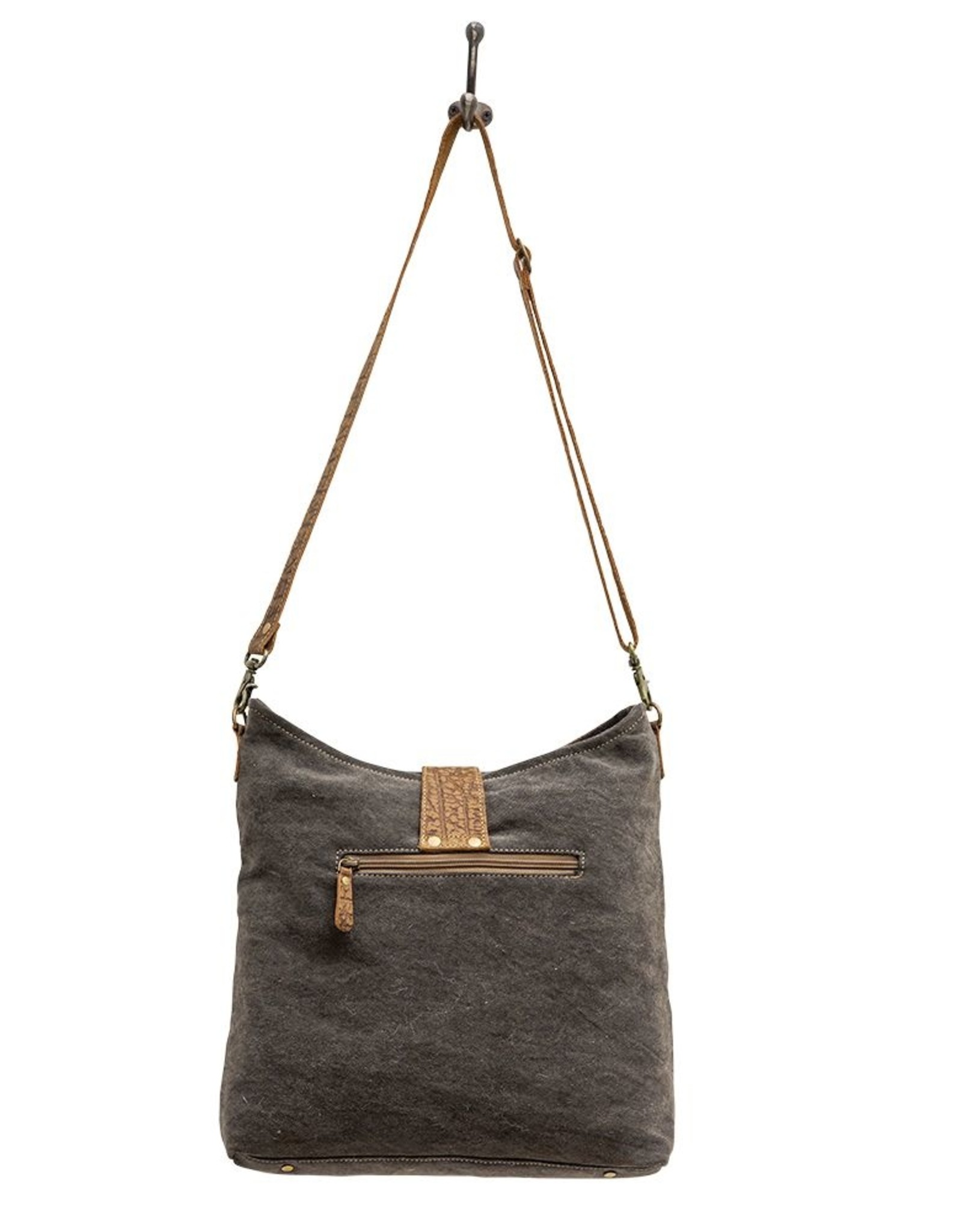 Myra Bag Roltod Canvas & Hairon Bag