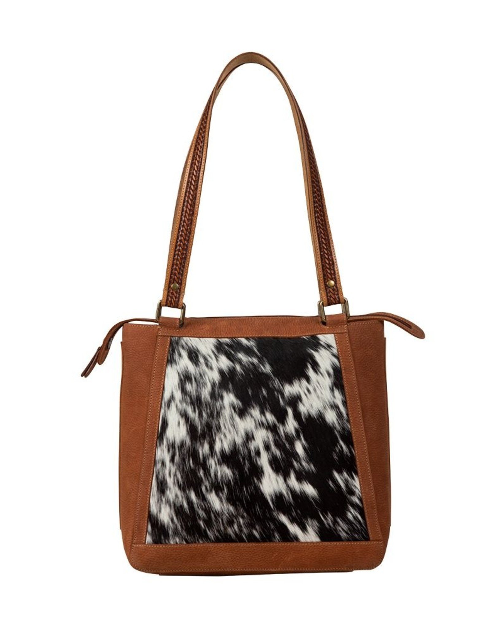 Myra Bag Holstein West Hairon Handtooled Bag