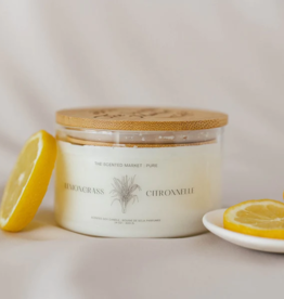 The Scented Market Soy Candle, Pure Lemongrass