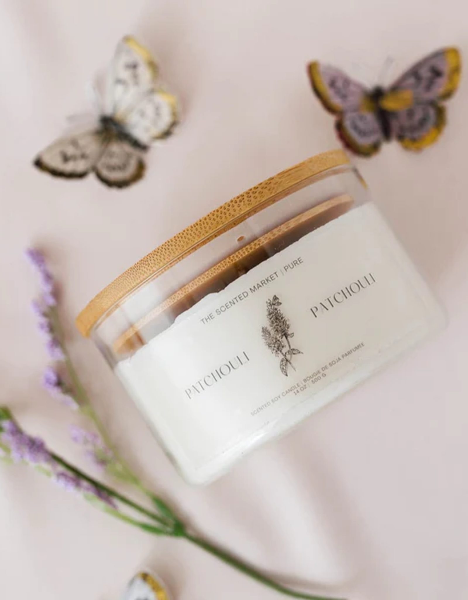 The Scented Market Soy Candle, Pure Patchouli