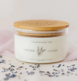 The Scented Market Soy Candle, Pure Lavender