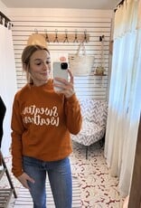 Blonde Ambition Sweater Weather Plush Raglan Sweater