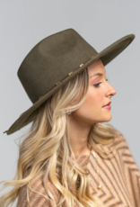 The Olivia Wool Hat-Olive