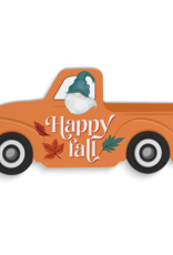 Block Sign-Truck, Happy Fall