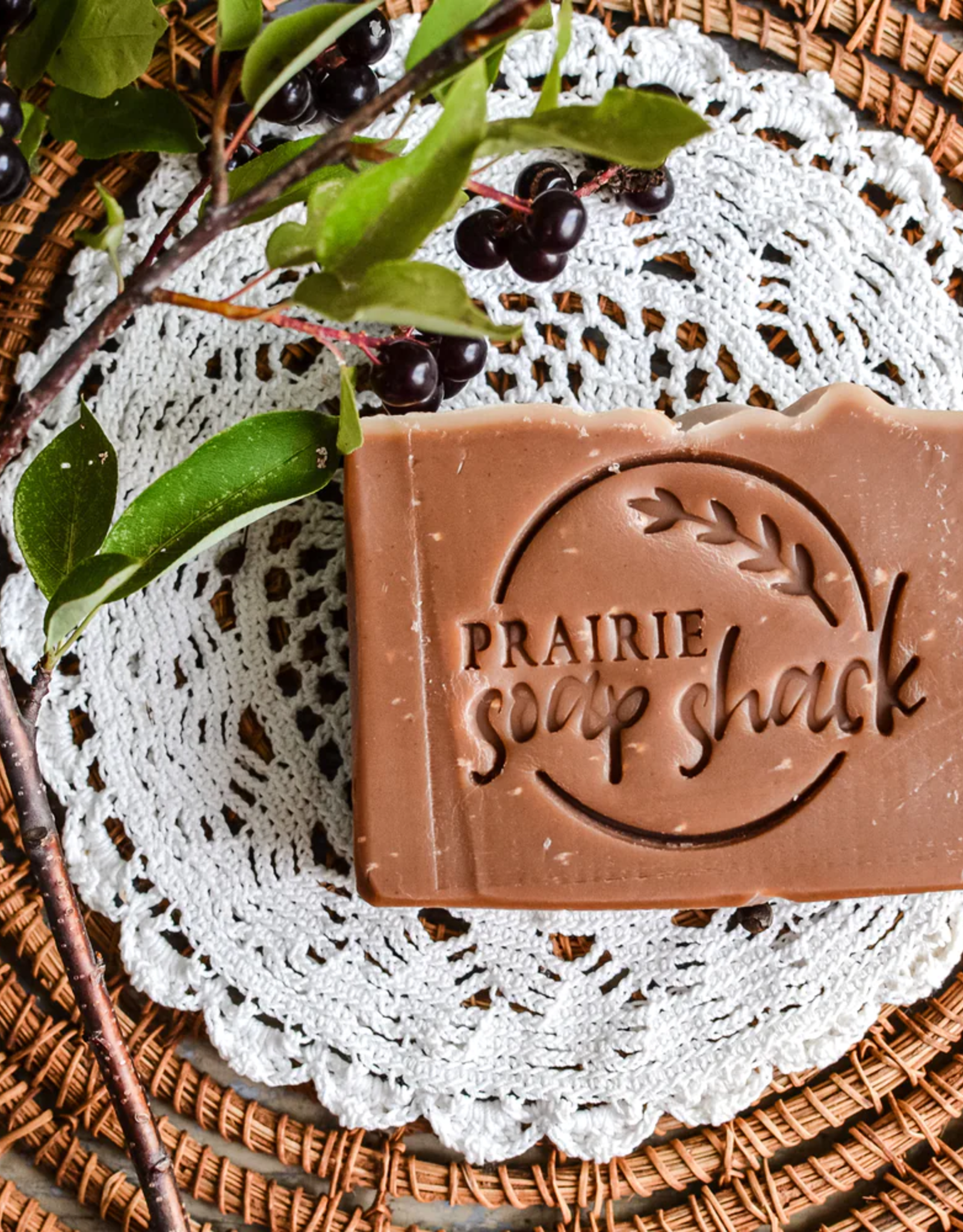 Prairie Soap Shack Bar Soap, Chokecherry