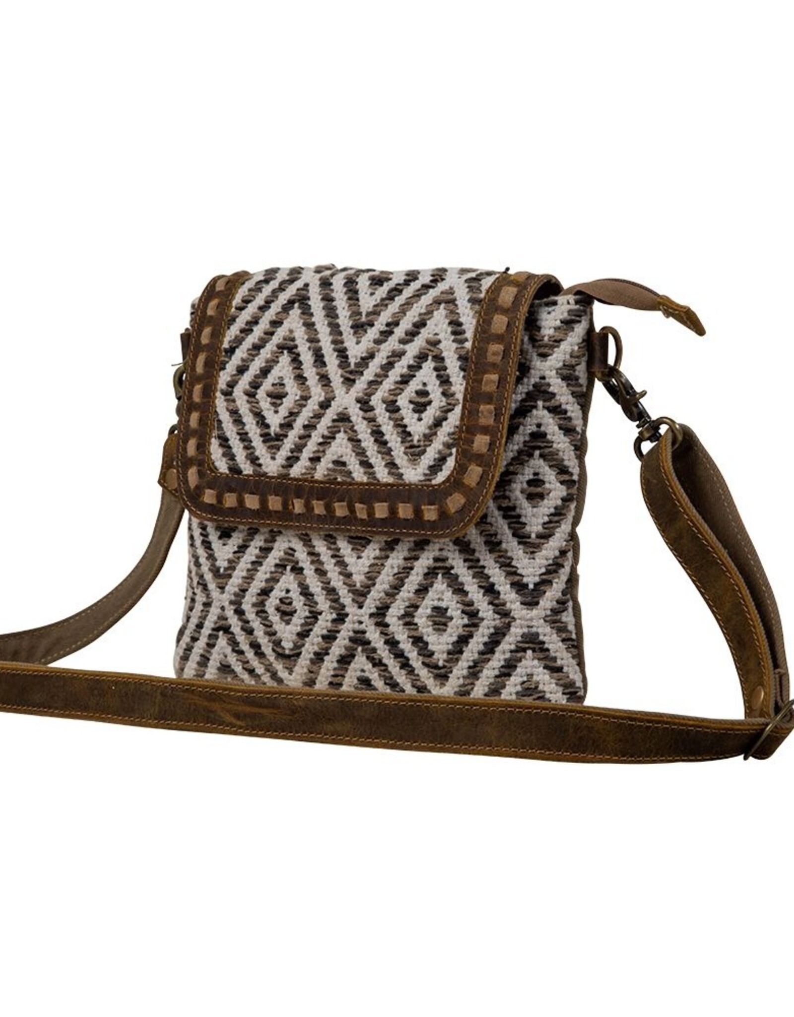 Myra Bag Sand Ateca Weaver Crossbody Bag