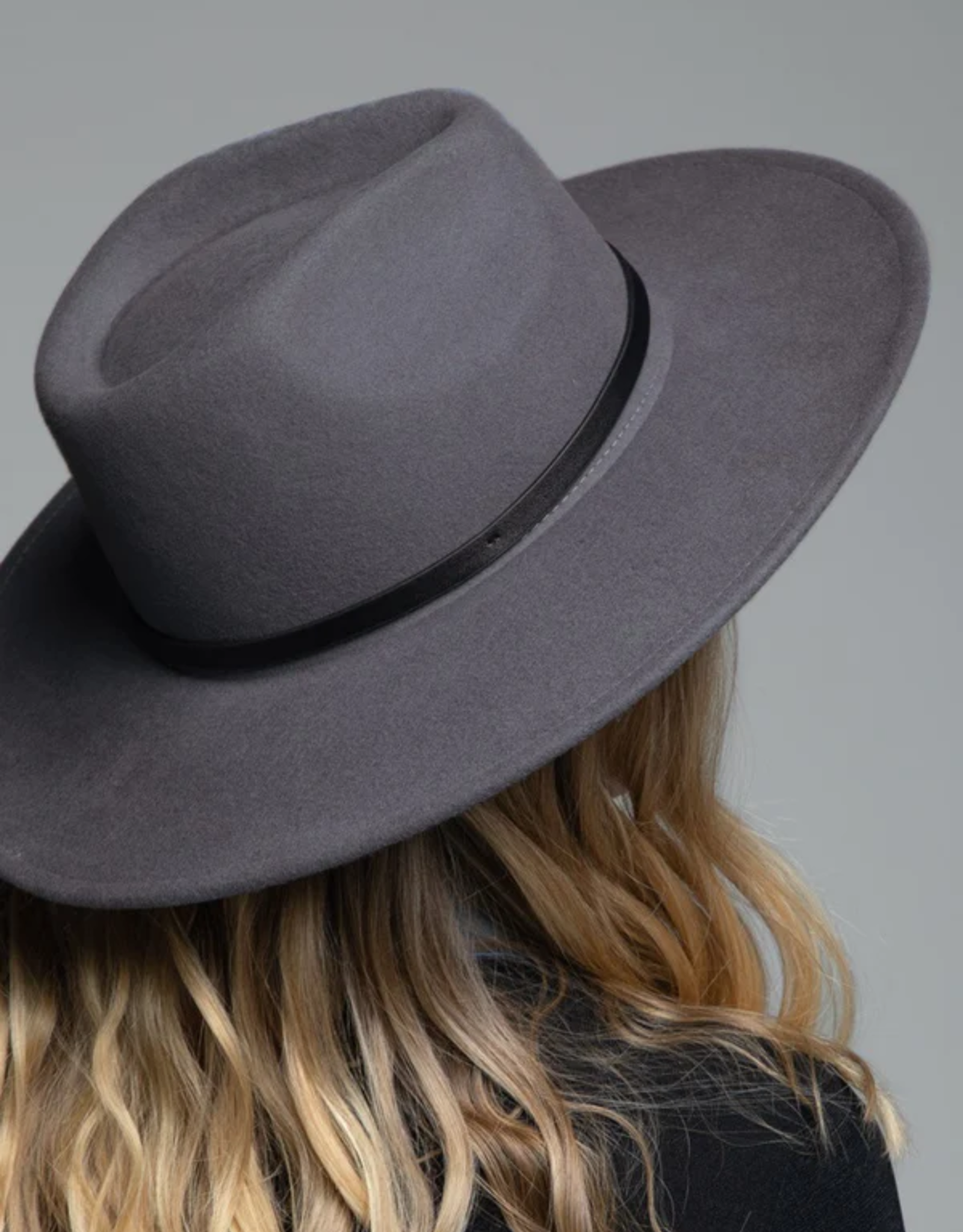 The Megan Wool Hat-Grey