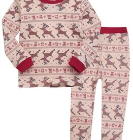 Salon de Bebe Noel, Christmas Long Sleeve PJs