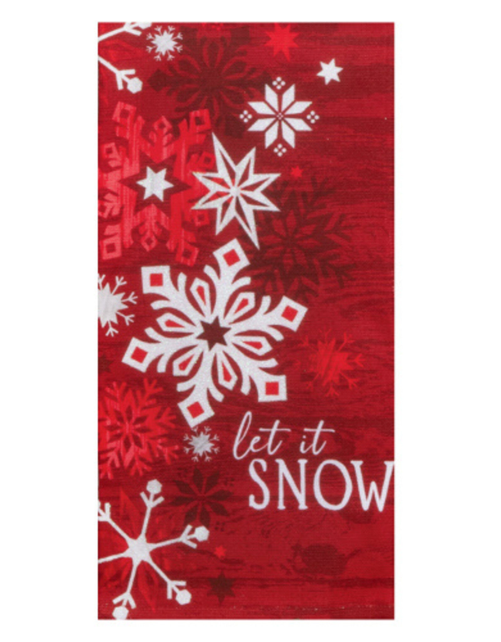 KayDee Let It Snow Terry Towel