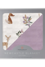 Newcastle Classics Muslin Blanket, Fox & Deer, Reversible