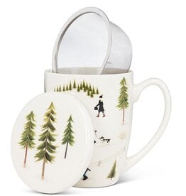 Outdoor Village Tea Mug w/Strainer