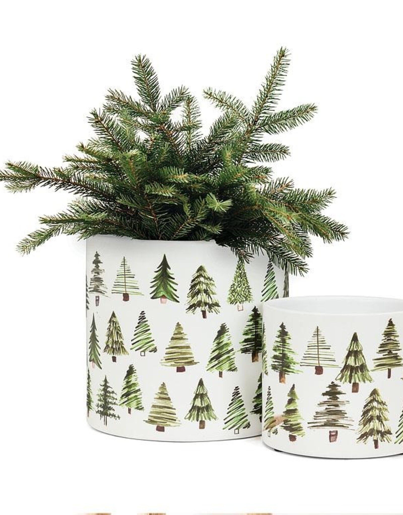 Winter Forest Planter, Small 5"