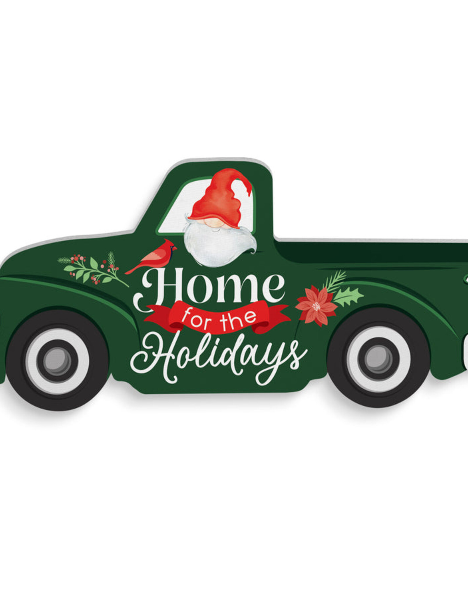 Block Sign-Truck, Home for the Holidays