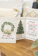 Keepsake Card, Merry Christmas Wreath