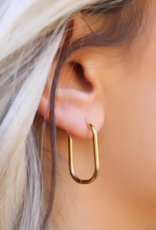 Sweet Three Designs Hazel Hoops, Medium, Rose Gold