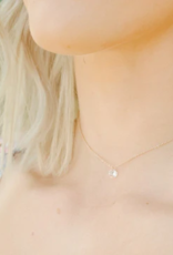 Sweet Three Designs Ever After Necklace, Rose Gold