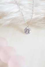 Sweet Three Designs Ever After Necklace, Rose Gold