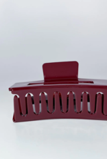 Antler & Acre Claw Clip-Midi, Burgundy