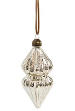 Pine Centre/Adv Mercury Glass Ornament