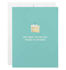 Classy Cards Creative Card, Cake Boobs