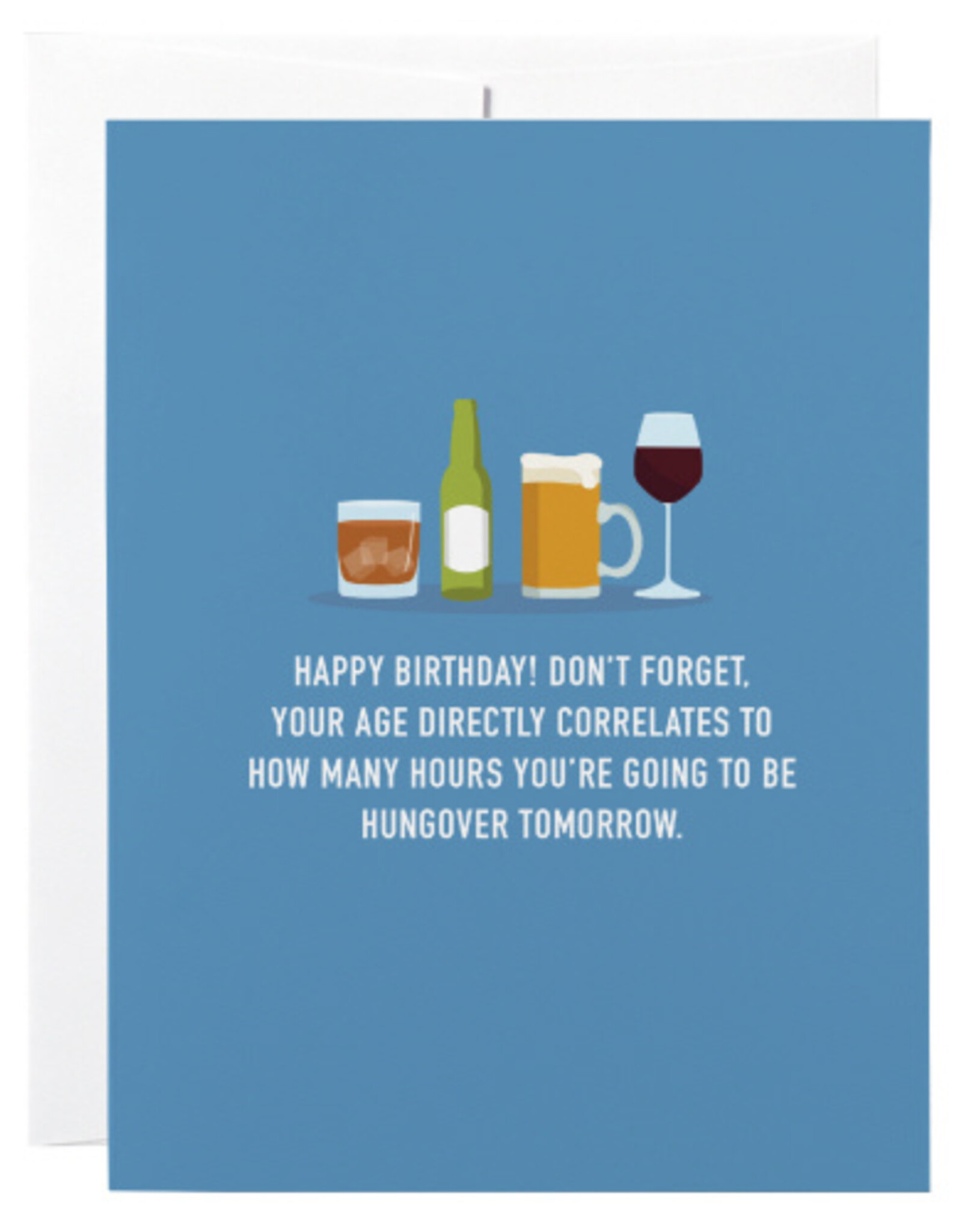 Classy Cards Creative Card, Age Hangover