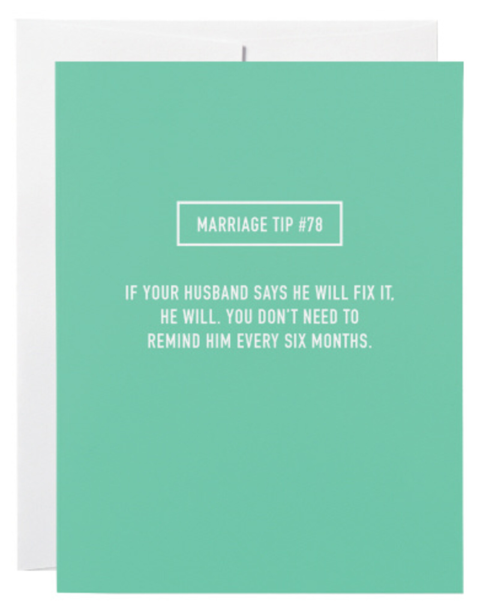 Classy Cards Creative Card, Marriage Tip 78