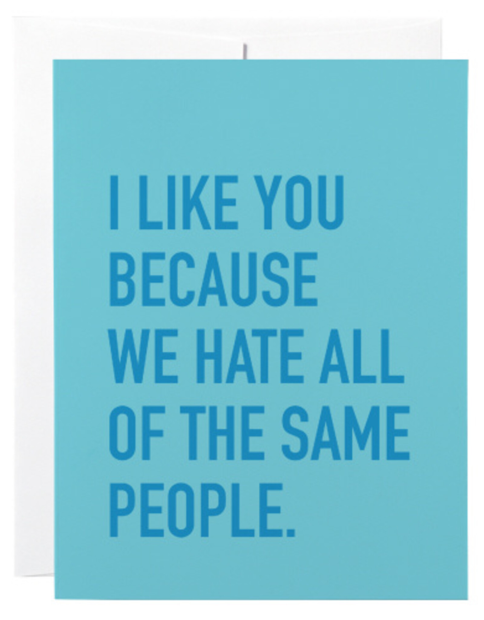 Classy Cards Creative Card, Hate Same People