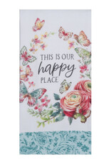 KayDee Terry Towel, GB Happy Place Wreath