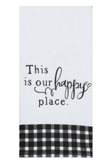 KayDee Terry Towel, Farmhouse, This is Our Happy Place