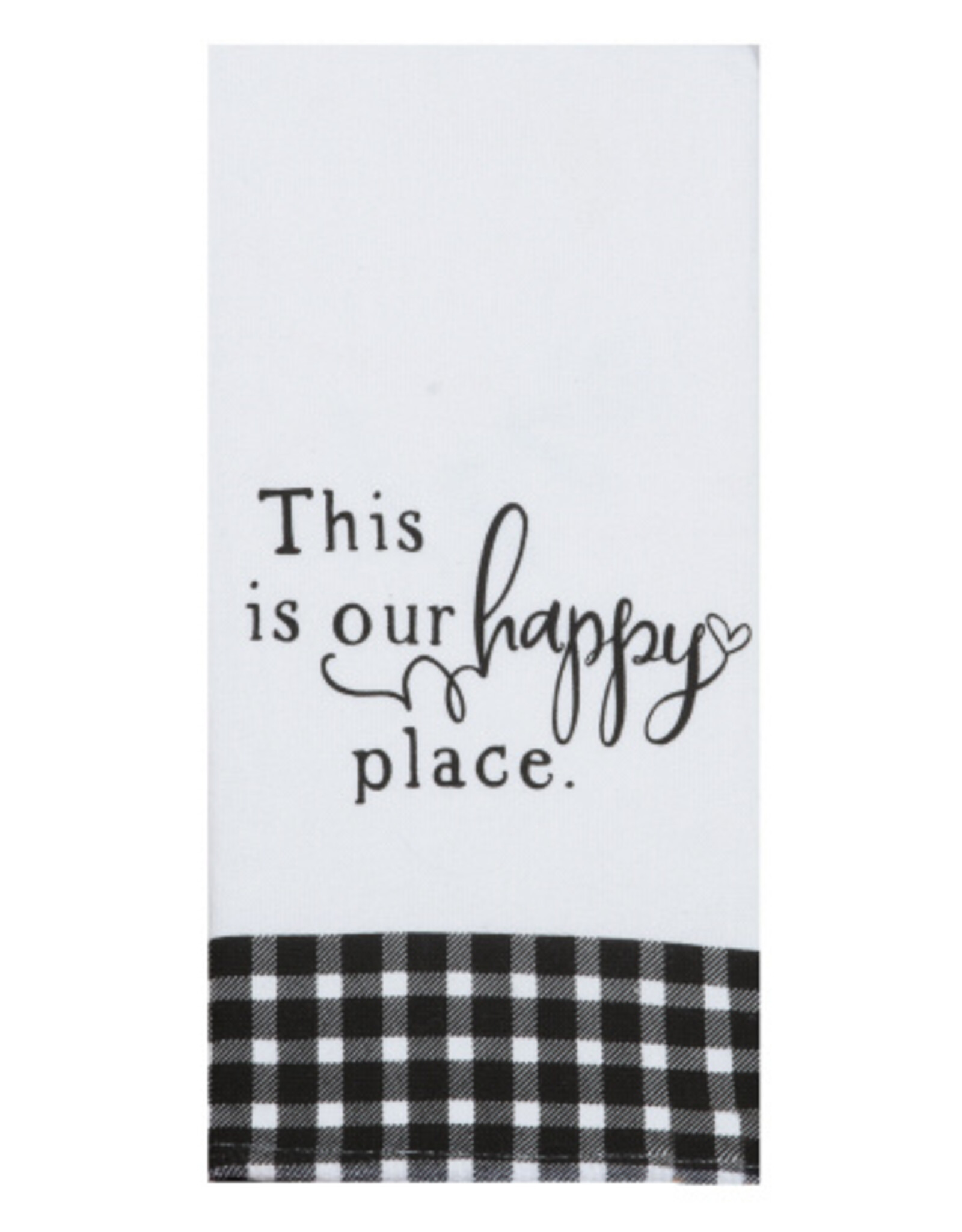 KayDee Terry Towel, Farmhouse, This is Our Happy Place