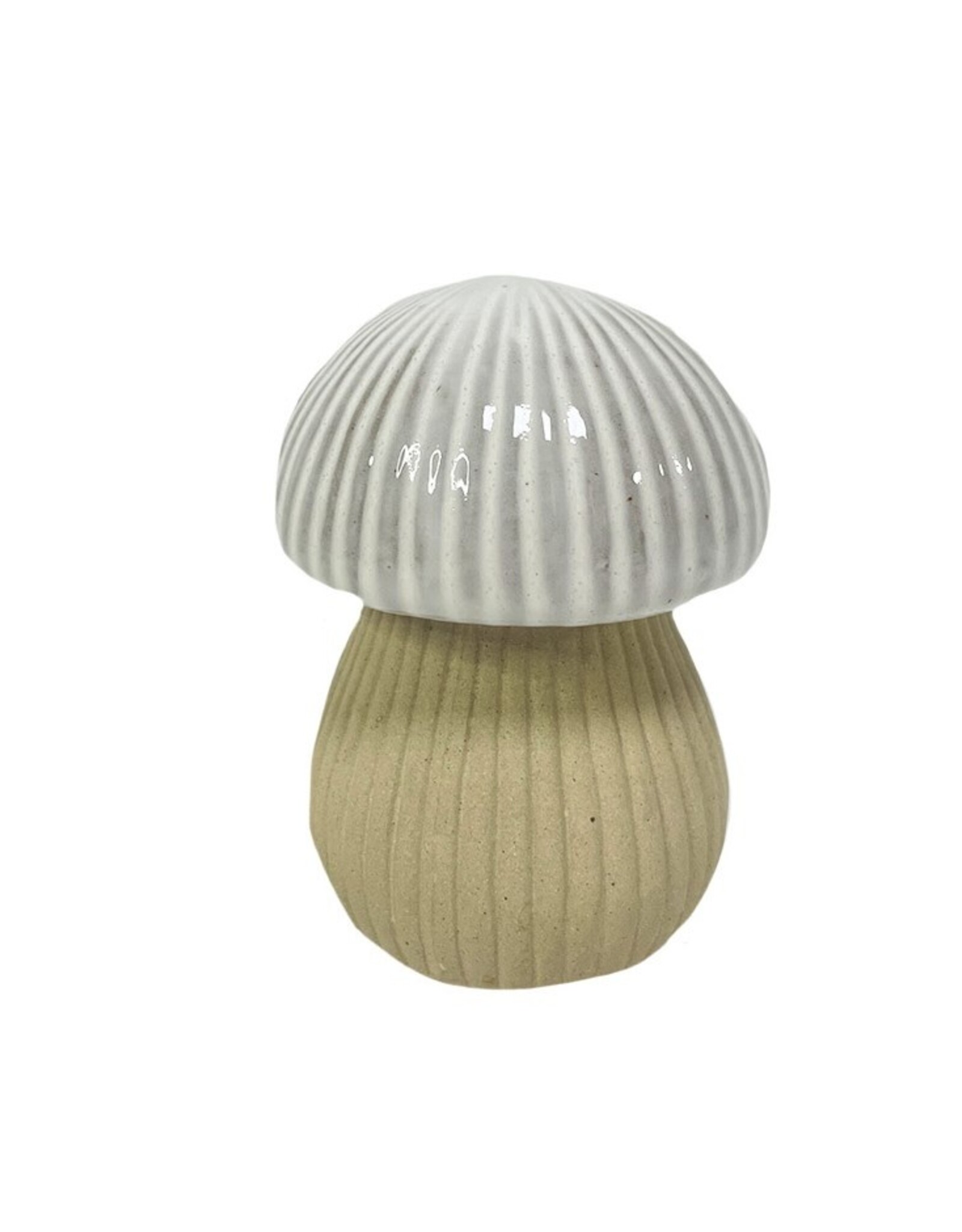 Koppers Ceramic & Wooden Mushroom