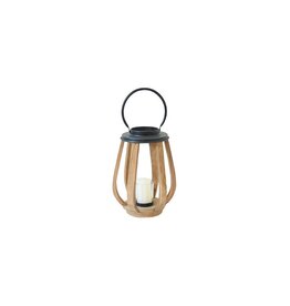 Koppers Wooden & Black Lantern