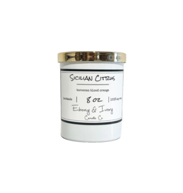 Ebony & Ivory Sicilian Citrus 8oz Candle