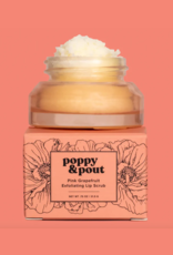 Poppy & Pout Lip Scrub, Pink Grapefruit