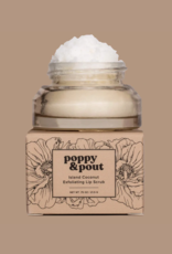 Poppy & Pout Lip Scrub, Island Coconut