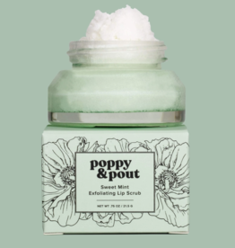 Poppy & Pout Lip Scrub, Sweet Mint