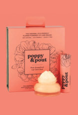 Poppy & Pout Lip Care Duo, Pink Grapefruit