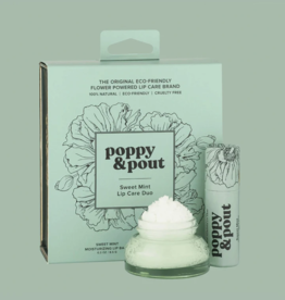 Poppy & Pout Lip Care Duo, Sweet Mint