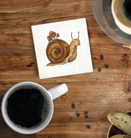 Coaster-Ceramic-Snail
