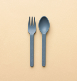 Minika Wheat Straw Utensils, Indigo