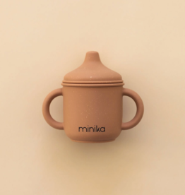 Minika Silicone Sippy Cup, Almond