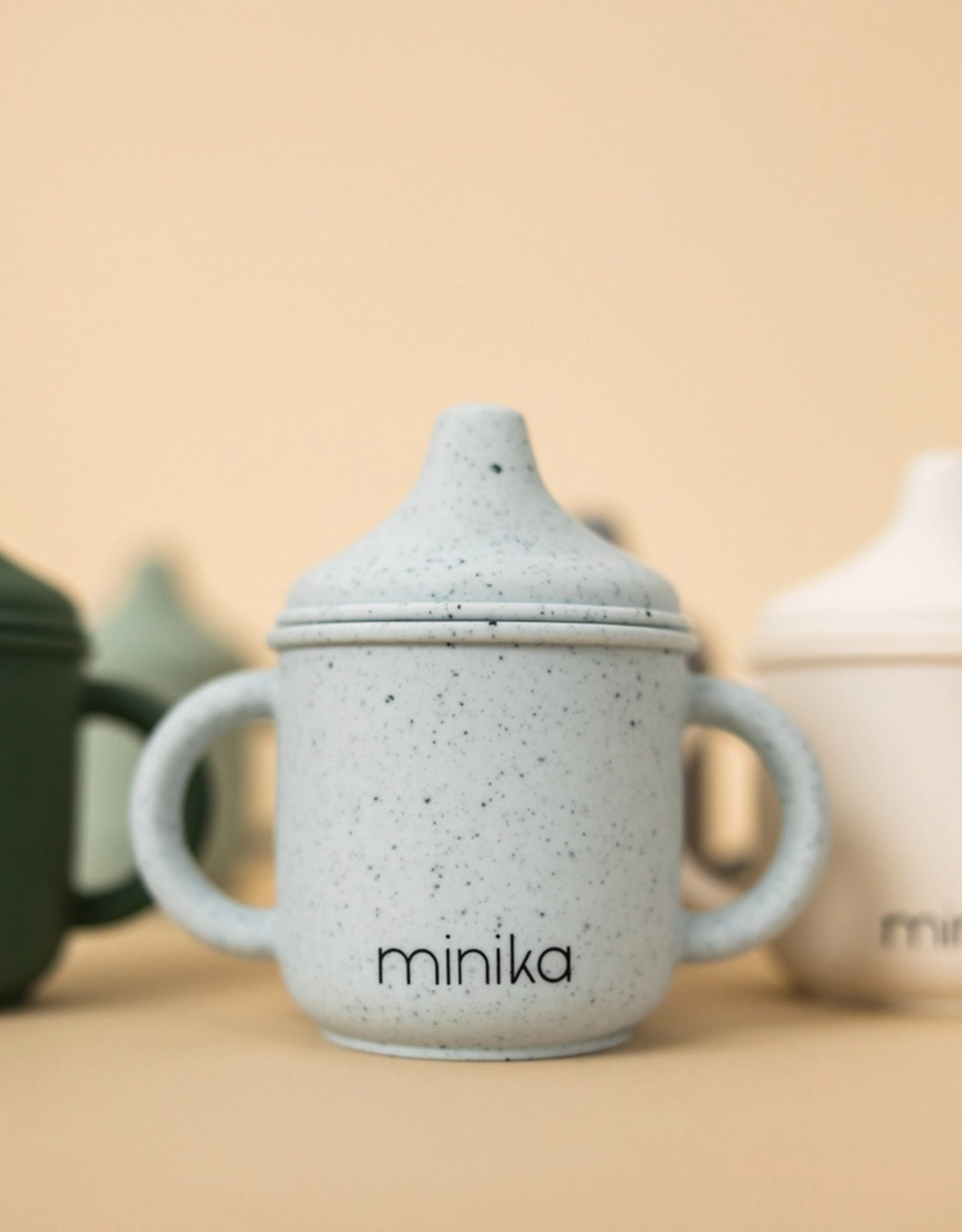 Minika Silicone Sippy Cup, Leaf