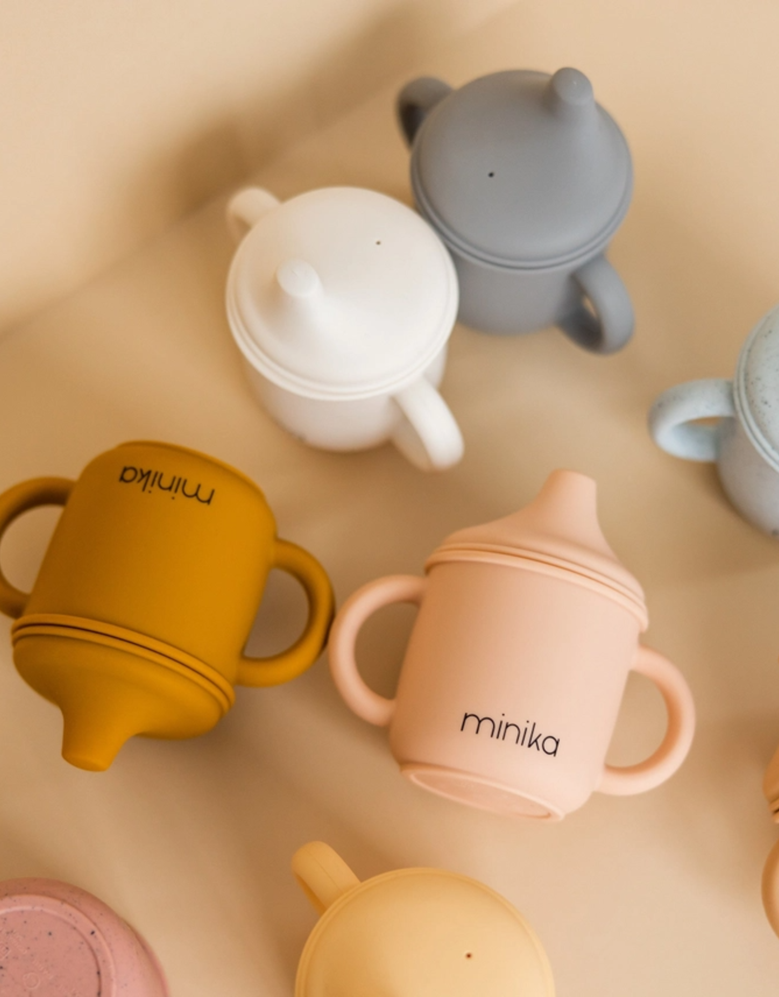Minika Silicone Sippy Cup, Leaf